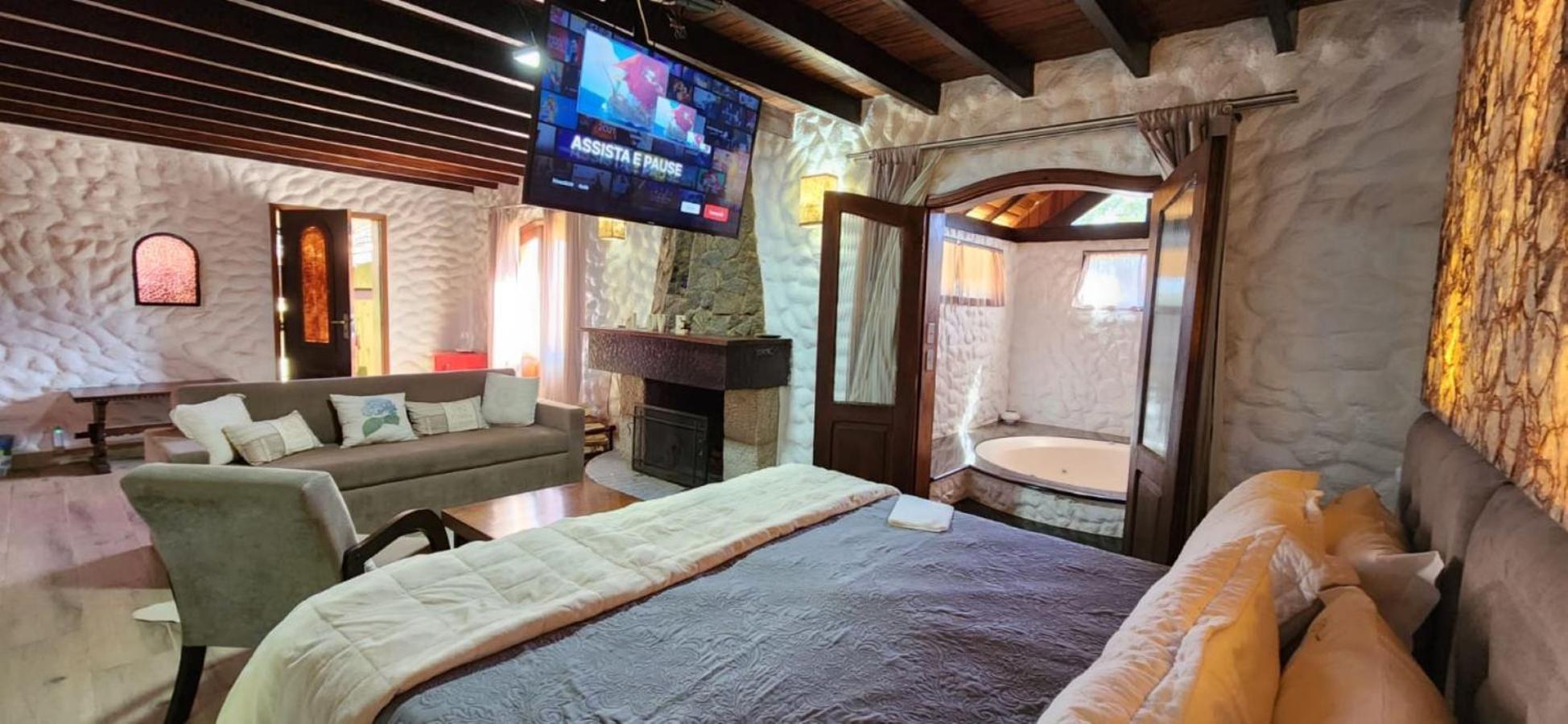 Hortensias Pousada Boutique - Piscina Aquecida 37 Graus E Fire Pit A Gas - Aceita Pet Монте Верде Екстериор снимка